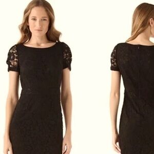 Tory Burch Black Lace Mini Dress